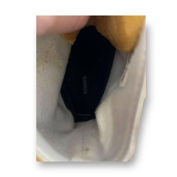 Sorel Joplin Moccasin Suede Gum Sole Boots Size 7 - Picture 4 of 6